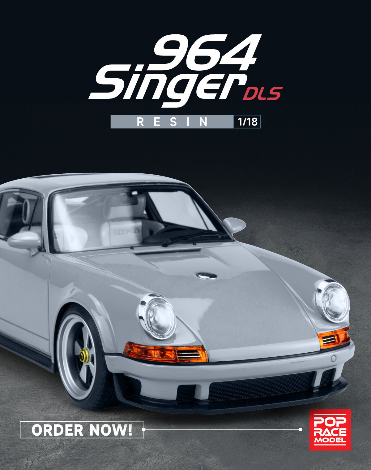 **PRE ORDER** - 1/18 Singer DLS - Grey