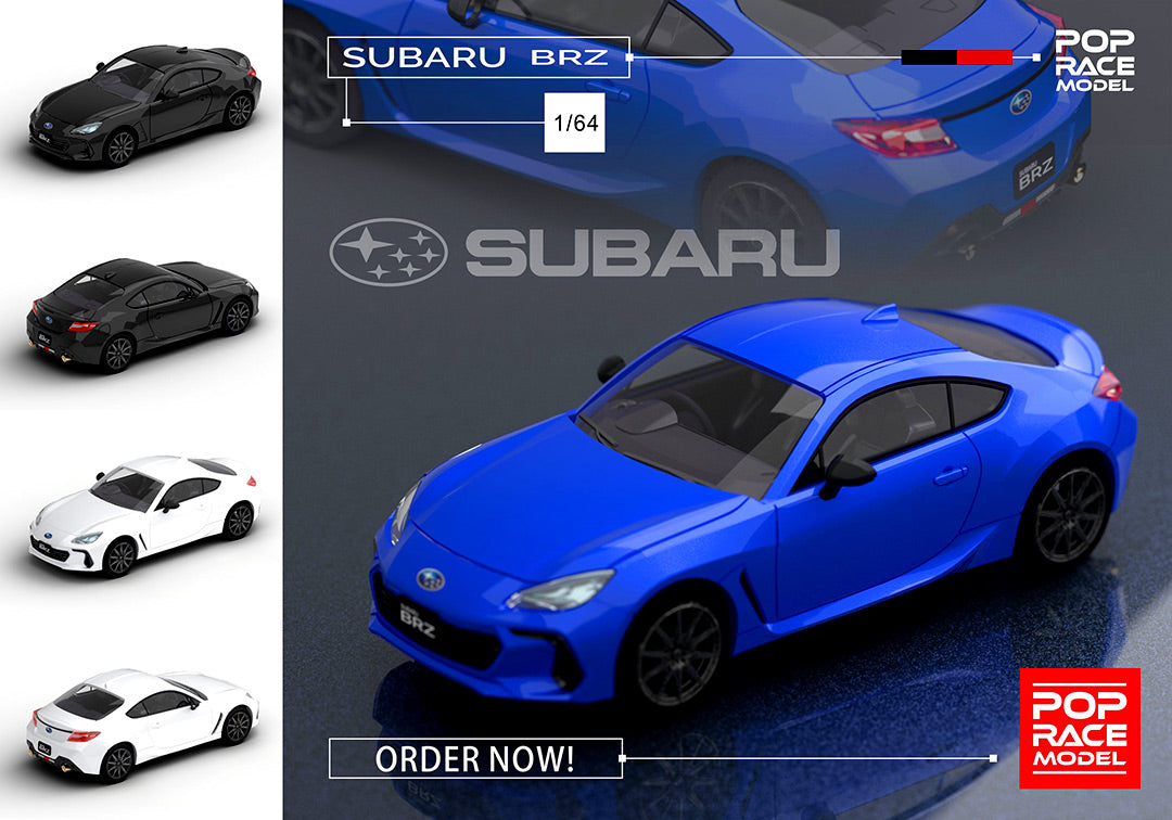 **PRE ORDER** - 1/64 Subaru BRZ 2022 - WR Blue