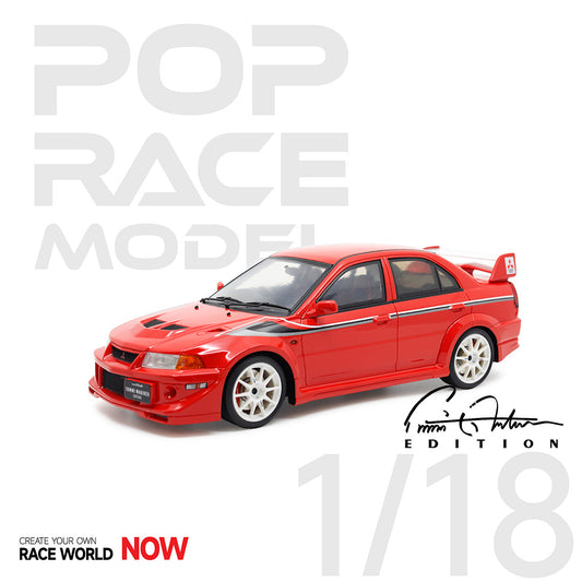 **PRE ORDER** - 1/18 Mitshubishi Evolution 6.5 Tommi Makinen Edition - Red