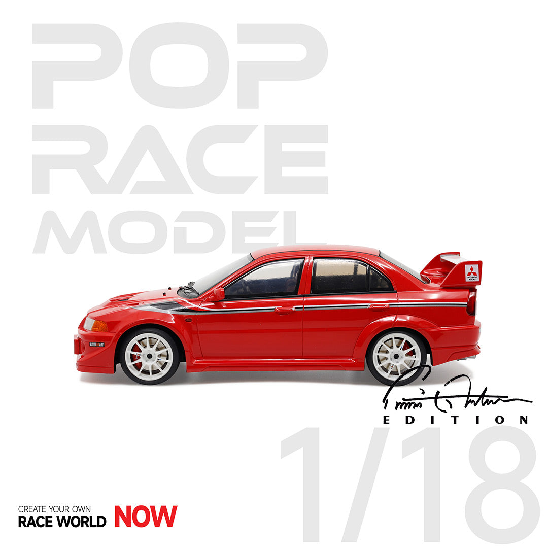 **PRE ORDER** - 1/18 Mitshubishi Evolution 6.5 Tommi Makinen Edition - Red