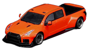 1/64 Nissian Godzilla Pick Up Truck - Orange