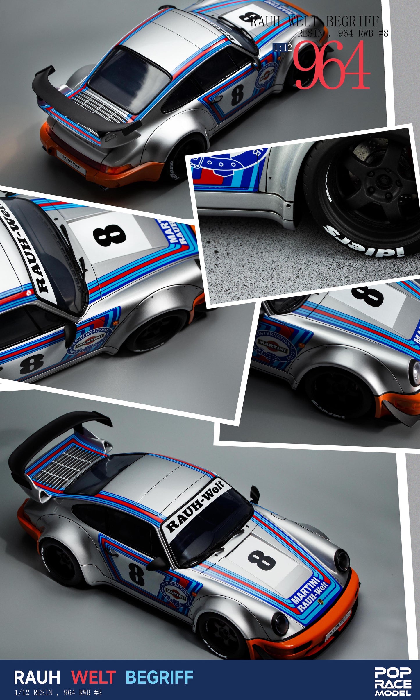 **PRE ORDER** - 1/12 RWB 964 Martini - #8