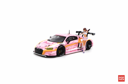 1/64 Audi R8 LMS - EVA RT Production Model Custom Type-08 X Works R8 with Race Queen Figure