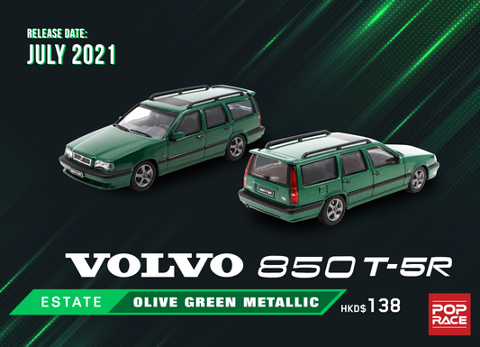 1/64 Volvo 850 T5-R Estate - Olive Green Metallic